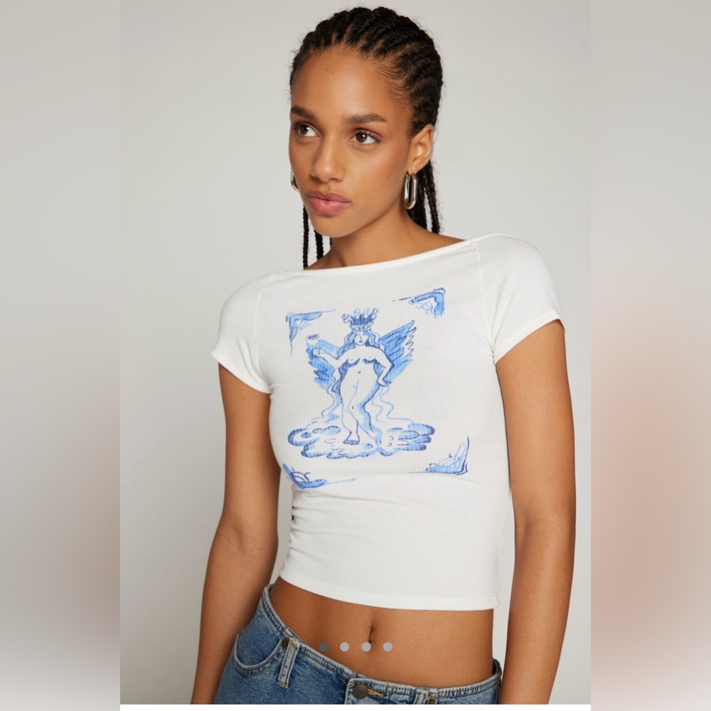 Blue angel baby tee